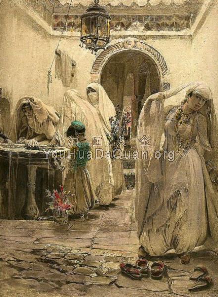 harem fountain - 费德里科·亚瑟·布里奇曼